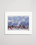 Sonic Editions Framed Slim Aarons Lounging in Verbier