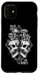 Coque pour iPhone 11 Motif tête de mort unique Rise from the Ashes