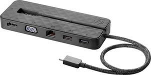 HP USB-C Mini Dock, sort