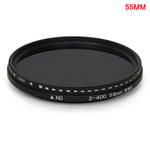 Fader Variabel Nd-filter Justerbar Nd2 Till Nd400 Neutral Densitet För Kameralins 55mm