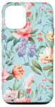 Coque pour iPhone 15 Case Cover Pink Flower Floral Phone