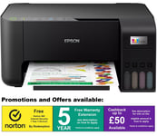 Epson EcoTank ET-2862 Inkjet Printer All-in-One Print Scan Copy Wi-Fi