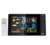 La Crosse Technology WS6827-BLA Station Météo Ecran Couleurs Français Noir