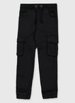 Tu Black Cargo Trousers 12 years Years male