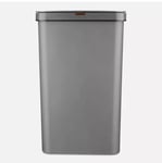 Tower 50L Sensor Bin - Grey Non Touch Hands Free Hard Wearing Easy Clean Collect