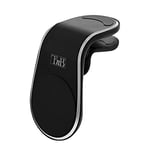 T’NB Support De Téléphone Magnétique Design, Ultra Compact, pour Grille D’Aération, Support Universel, Discret, pour Tous Les Téléphones, Qualité Optimale, Compact, Robuste – Noir