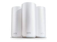 Netgear Orbi 870 Series Rbe873 - Wifi-System - (Router, 2 Förstärkare) - Upp Till 9000 Kvadratfot - Mesh 10Gbe, 2.5Gbe, Wi-Fi 7 - Flera Band