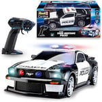 Revell Control 24665 RC Car US Police Ford Mustang radiocommandée, Noir