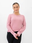 Nike One Classic Dri-Fit Long Sleeve - Dame - Rosa - S