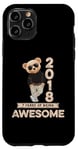 Coque pour iPhone 11 Pro Ours en peluche original Awesome 7e anniversaire garçon fille 2018