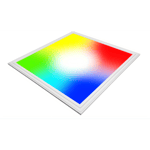 60x60 Zigbee RGB+CCT LED-panel - 36W, vit kant - Kulör : RGB + CCT (Varm till Kall Vit)