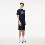 Lacoste Short Tennis taffetas diamanté Taille M Bleu Nuit