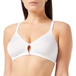 Triumph Womens Triaction Fitness F Racerback Sports Bra, White, 32A UK