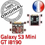 ORIGINAL Samsung Galaxy S3 Mini GT i8190 Connecteur de charge MicroUSB Chargeur