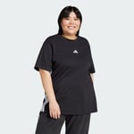 adidas Essentials 3-Stripes Cotton T-Shirt (Plus Size) Women