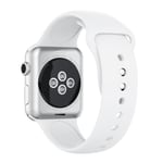 Apple Watch Series 4 40mm silikonarmband - Vit