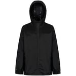 Regatta Childrens Unisex Childrens/Kids Packaway Waterproof Jacket (Black) - Size 5Y