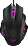 Souris Gaming Filaire De Jeu Souris Ordinateur Portable Réglable 3200 Dpi Souris Gamer 6 Boutons Avec Éclairage 4 Led Pour Ordinateur Portable De Bureau Et Pc,Compatible Avec Windows 7 10 Xp Etc.