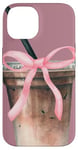 Coque pour iPhone 14 Amateur de café glacé rose esthétique Y2K Coquette