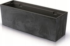 Prosperplast Avlång Blomkruka, Balkonglåda Urbi Case Betton Effect Duc600e-S433, Färg Antracit, Prosperplast, Mått 58X18x19,5 Cm