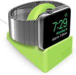 Orzly Elegant Apple Watch Charger Stand Apple Watch for ALL series Ultra 49mm, 2025 Series 10 46/42mm, 9/8/7 45/ 41mm, SE2/SE/6/5/4 44/40mm, 3/2/1 42/38mm Durable TPU - Gift boxed- Green