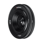 7artisans 18mm F6.3 Mark ⅡAPS-C Lens Ultra-Thin Prime for Canon Eos-M1 Eos-M2 Eos-M3 M5 M6 M10 M100 M50 Compact Mirrorless Cameras