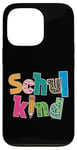 Coque pour iPhone 13 Pro Inscription scolaire colorée