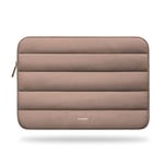 VANDEL Puffy Laptop Sleeve 13-14 Inch Laptop Sleeve. Latte Cute Laptop Sleeve Carrying Case Laptop Cover for MacBook Pro Laptop Sleeve, Air M2 Sleeve, iPad Pro 12.9