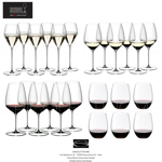 Riedel Veloce - Set 48 Pieces - 12 Champagne 12 Riesling 12 Cabernet 12 O Wine