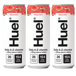 3 x 330ml Huel Daily A-Z Watermelon Sparkling Multivitamin Energy Drink Vegan