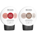 REVLON PROFESSIONAL nutri color filters 600/red 240 ml & Coloration Nutri Color Filters 821 Beige Argenté 240 ml
