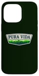 Coque pour iPhone 14 Pro Max Pura Vida – Bouclier Pura Vida – Logo de la jungle du Costa Rica