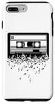 Coque pour iPhone 7 Plus/8 Plus Cassette art musique cassette art rétro vintage musique