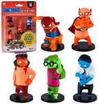 Gang Beasts 5 Figure Pack Includes Rare Hidden Figure - Brand New Sealed