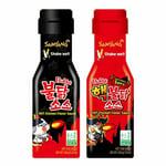 Samyang Buldak Hot Chicken Flavour Sauce 200g x 2 Bottles (Red & Black)