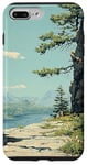 iPhone 7 Plus/8 Plus Rocky Outcrop View Landscape Vintage Graphic Case