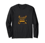 Butterflies and Hearts Stay Grounded Sunflower Apparel Long Sleeve T-Shirt