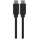 Maplin Fast Charging USB C to USB-C 60W Braided Cable, 2m, Charging & Syncing, for Apple MacBook, iPad Pro, iPad Air, iPhone 15, Samsung Galaxy phones, Microsoft Surface, Google Pixel, Honor and more