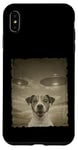 Coque pour iPhone XS Max Jack Russell Chien Selfie Vieux Téléphone Photo Drôle Observation OVNI