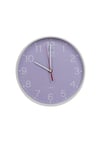 Oxford Wall Clock, Lavender, 25cm diametro