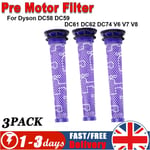 3x Replace Filter For Dyson V6 V7 V8 Animal Absolute Cordless Vacuum Cleaner UK