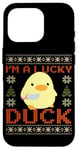 iPhone 16 Pro Funny Duck with Knife Meme - I'm a Lucky Duck Ugly Christmas Case