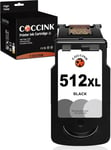 PG-512XL 510XL Cartouches d'encre Remplacement pour Canon 512 XL 510 XL Pixma iP2700 iP2702 MP230 MP240 MP250 MP252 MP270 MP280 MP492 MP495 MP499 MX320 MX360 MX410 MX420 MX340 Imprimante