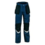 Cofra V064-0-02.Z54 Carpenter Pantalon, Bleu Marine/noir, 54