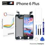 OuiSmart® ECRAN LCD POUR IPHONE 6 PLUS NOIR RETINA + VITRE TACTILE + OUTILS + VE