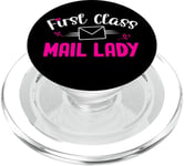 Mail Lady Postal Worker Women Post Office Worker PopSockets PopGrip pour MagSafe