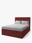 Koti Home Eden Upholstered Ottoman Storage Bed, King Size