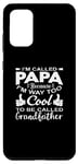 Coque pour Galaxy S20+ Grandpa Funny - Je m'appelle papa parce que je suis bien trop cool