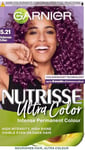 4 X Garnier Nutrisse Ultra Color Hair Dye Permanent 5.21 Intense Lilac 