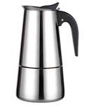 Tlily - Machine à Café Portable 200 Ml Pot Moka en Acier Inoxydable Cafetière pour Pro